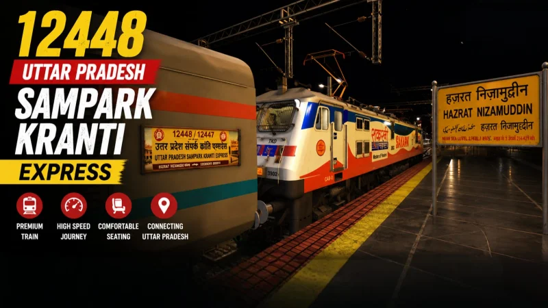 12448/Uttar Pradesh Sampark Kranti Express